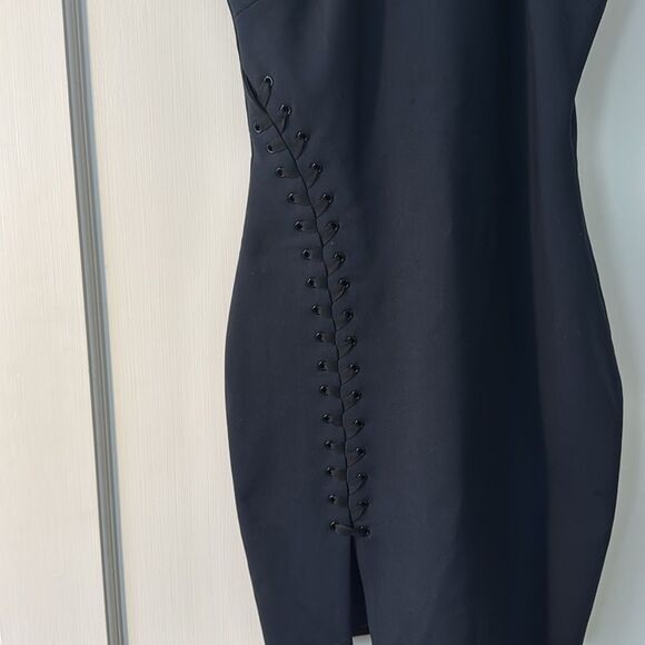 Elizabeth and James Keaton Dress Navy Size 2 - Picture 3 of 6